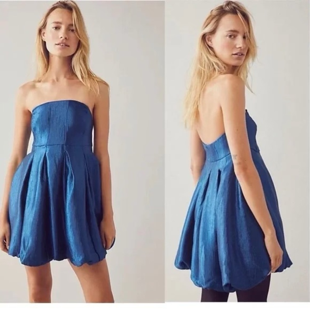 NWT Free People Krista Mini Dress‎ in Midnight Size XS